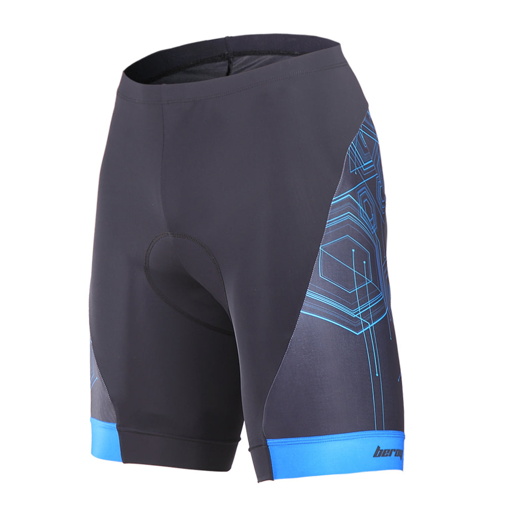 4D Gel Padded Cycling Shorts for Men and Women with Zipper Pocket